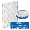 Compatible/Replacement Pleated MERV 8 Filters for HVAC and Pre-filters for