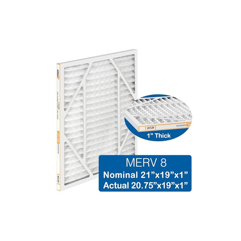 Compatible/Replacement Pleated MERV 8 Filters for HVAC and Pre-filters for