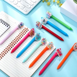 Geyoga 10 Pcs National School Volunteer Week Gifts Volunteer Month Pen Set Accessories National School Office Pens Thank You Gifts Bulk for Social Worker Coworker Teacher Party Favor