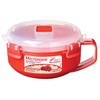 Sistema Red/Clear Microwave Porridge Bowl 850 ml