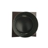 FAMCO Galvanized Steel Hooded Wall Vent with Screen and Damper,