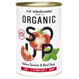 Eat Wholesome Organic Tomato & Basil Soup 400 g