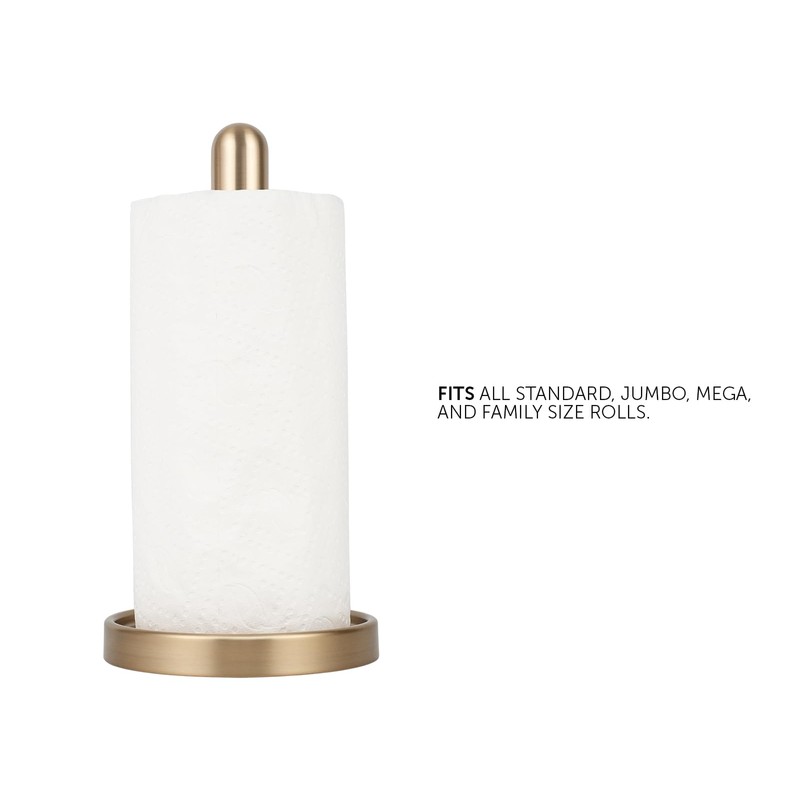 Ivilon Countertop Paper Towel Stand - Steady and Easy Tear