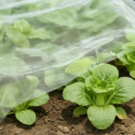 Garden Netting, 8'x10' Plant Netting Pest Barrier Bird Mosquito Net for Garden Protection, Garden Plant Cover Row Cover Raised Bed Screen Mesh for Vegetables Fruits Flowers Crops Plants Greenhouse