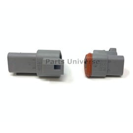 Deutsch DT Series 3 Pin Connector Kit w/Barrel Style Terminals 16-20 AWG