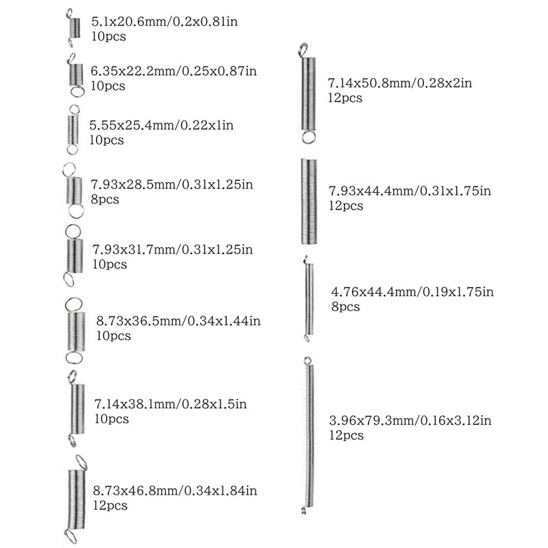 Compression Springs, Tension Springs, 20 Types, Coil Springs, Compression Spring