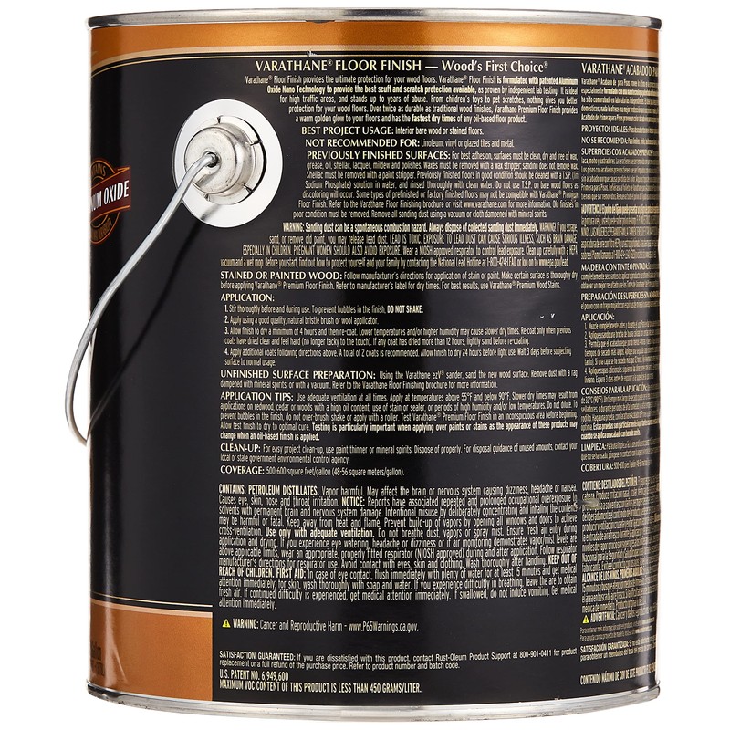 Rustoleum 130131 Varnish Floor PRO S-G GL, No Size, Clear