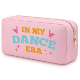 Dancer Gifts for Girls Teens in My Dance Era Oxford Cloth Makeup Cosmetic Bag Gifts for Dancers Dance Teacher Dance Coach Christmas Birthday Gifts Dance Stuff Accessories Double Side Toiletry Bag