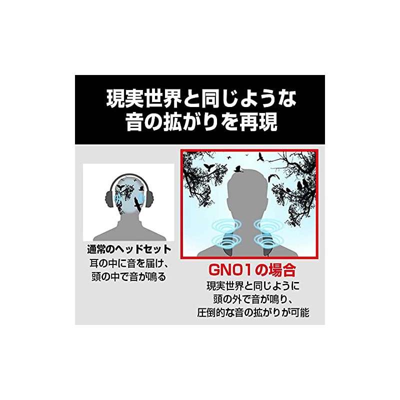 Panasonic SC - GN01 Gaming Neck Speaker, Wired Mode, Gray,