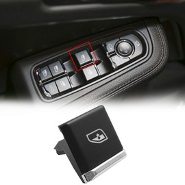 TTCR-II Interior Window Lift Switch Button Cap for Cayenne 2011-2018, for Macan 2015-2025 and Panamera 2010-2016, 1 Pc Power Push Button Replacement at Driver Side Window Glass Switch Control