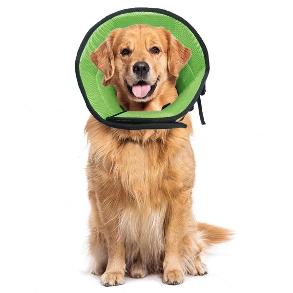 Dog Cone Collar, Adjustable Elizabethan Collar E Collar Soft Cone