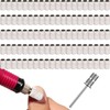 100 Pcs Sanding Bands for Nail Drill, 240 Grit Nail