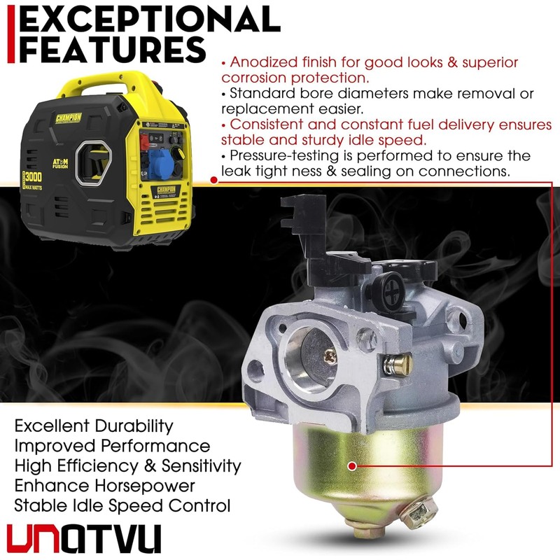 Predator 4000 Generator Carburetor for Generac Power GP3250 GP1800 GP3600