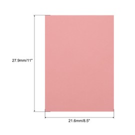 MECCANIXITY Colored Vellum Paper, 20 Sheet Light Pink Transparency 8.5 x 11 Printable Vellum Paper, Translucent Vellum Sheets for Printing Wedding Invitations Ink Jet Laser Printer