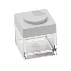 OMADA Brickstore Line Design Spice Rack with Dispenser Lid and High-Quality Stackable and Washable Transparent Container 100 ml