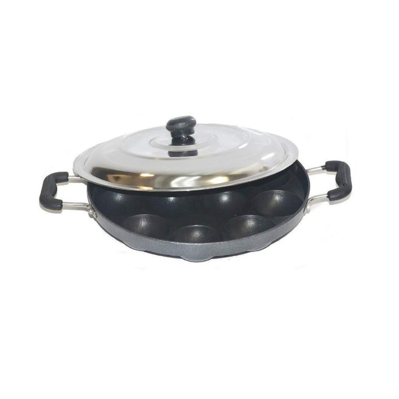 Kytaste Non Stick 12 Cavity Aluminium Pan, Multicolour