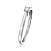 Ross-Simons 0.10 Carat Lab-Grown Diamond Solitaire Ring in Sterling Silver.