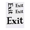 4 x 'Exit' Temporary Tattoos - Water Resistant, Skin-Safe, Non-Toxic
