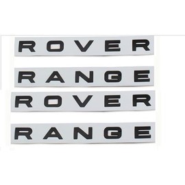 KAYTOW 2pcs OEM Letters Hood Trunk Tailgate Emblem Badge NAMEPLATE Matte Black 20 Letters (2PC Matte Black)