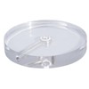B&P Lamp® 4 Inch Diameter Round Clear Acrylic Lamp Base
