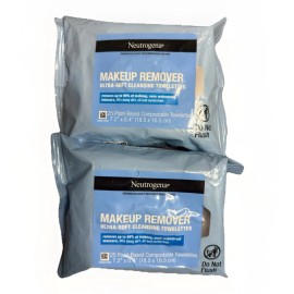 Neutrogena Makeup Remover Ulta-Soft Cleansing Towelettes 25ct (2 Pack)