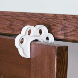 Toddleroo by North States - Premium Pinch Protector for Baby Proofing: Door Finger Pinch Guard - Pack of 1 - White