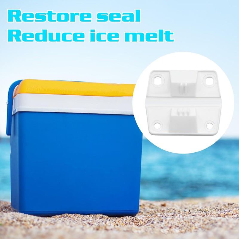 Coleman Cooler Hinges Replacement with Screws, Durable ABS Plastic Hinges