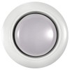 Commercial Electric 5 in. White LED Swivel Baffle Round Trim