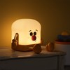 USB Charging Cartoon Light Phone Holder Toast Shape Bedroom Bedside