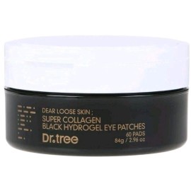 Dr. Tree DR  TREE Dear Loose Skin SUPER COLLAGEN BLACK HYDROGEL (60) EYE PATCHES 2.96 OZ