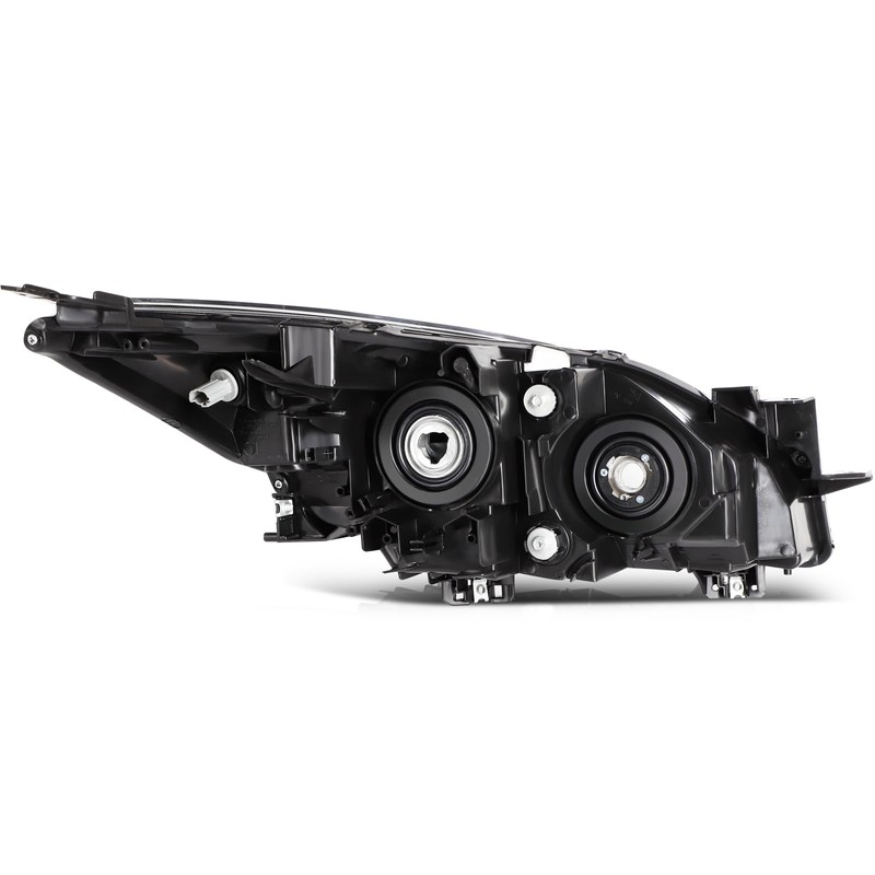 LSAILON Fit For Mazda 3 2010-2013 Headlight Assembly Black Housing