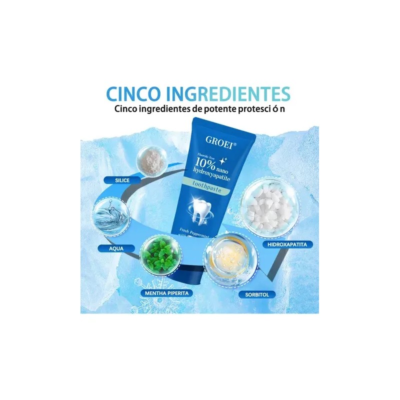 Pasta De Dientes Con Hidroxiapatita Reparadora Y Protectora