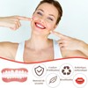 4 Pairs Dentures Cosmetic Smile Dentures Instant Scettar Plating Teeth