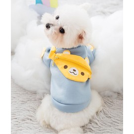 Dog Adorable Clothes with Sling Bag, Pet Cute Ourfit for Small Medium Girl Boy Puppy Dogs Cats, Machine Washable Sweatshirt Jacket Coat t-Shirt Costume Vest