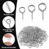 Amabro Amabro 300PCS 3 Sizes Small Screw Eye Pins, Mini