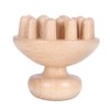 Wooden Massage Brush Mushroom Shaped Hairbrush for Scalp Relax Scalp