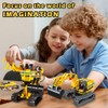 VATOS Technik Excavator Toy Robot 2-in-1 Toy Construction Kits for