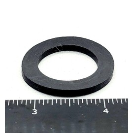 Western Supply Warehouse 1"" ID Rubber Flat Washers 1 1/2"" OD 1/8"" Thick Spacer Gasket Damper (Pack Size: 8 Pack)