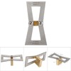 Stainless Steel Dovetail Gauge Woodworking Tool Dovetail Wood Marking Ruler(Without