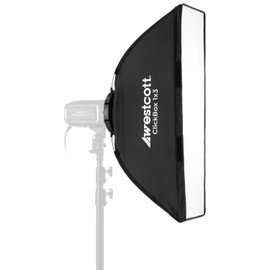 Westcott 1x3 ClickBox Softbox with Bowens Mount - Portrait and Product Photography & Video Light Modifier