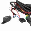 Universal 12V LED Fog Light Switch Wiring Harness Kit with