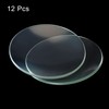 PATIKIL 12pcs 60mm Diameter Watch Plate Culture Plate Beaker Cover