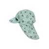 Sterntaler Boys Peaked Cap with Neck Protection, turquoise