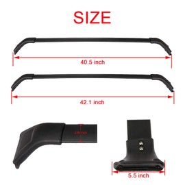 CARMOCAR Roof Rack Cross Bars replacement for Mazda CX-5 2017 2018 2019 2020 2021 2022 Factory Style Top Cargo Roof Racks Cross Trail Bars - Canoe Kayak Snowboards skis Bikes