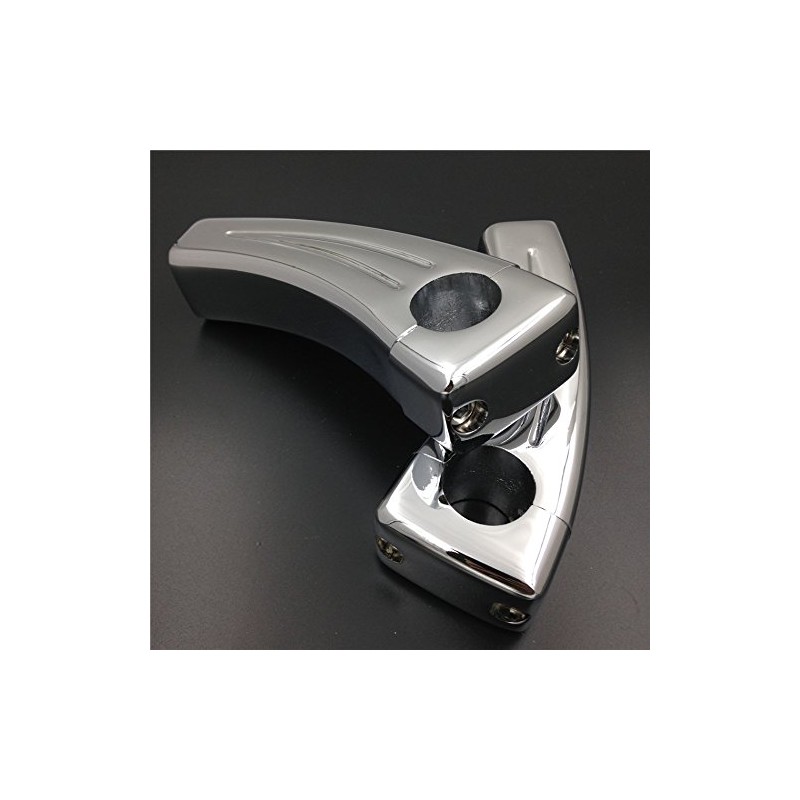 SMT-4.5" Chrome Pullback Handlebar Pullback Risers Compatible With universal bikes