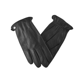 Vislivin Mens Leather Winter Gloves Touchscreen Leather Gloves Driving Glove Fleece Lined Black-2 M