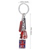 BESTOYARD UK Flag Metal Keyring Souvenir Keychain Union Jack Keyring