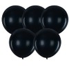 18 inch Black Balloons,18 in Black Latex Balloons,Pack of 15