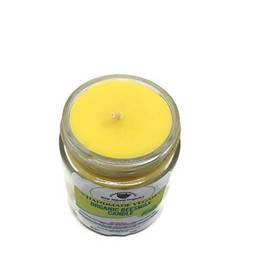 100% Raw Organic Aromatherapy Oregano Essential Oil Beeswax Candle oz. Great For Meditation, Yoga, Spa or any Living Area Around the House.