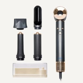 FCJ B2-G 1200W Electric Hair Dryer Multi-Functional Diffuser Foldable Styling Nozzle High-Speed Ion Motor for Hotels Custom LogoAttribute: Black
